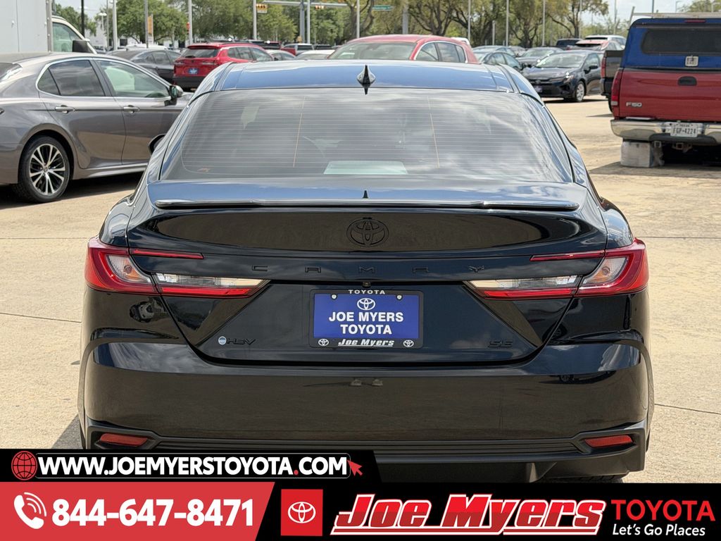 Used 2025 Midnight Black Metallic Toyota SE image 8