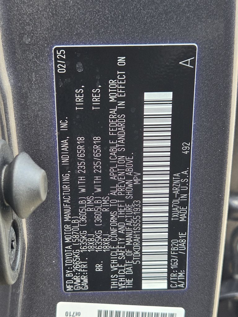 Used 2025 Magnetic Gray Metallic Toyota LE image 32