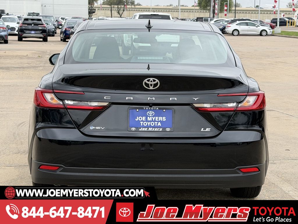 Used 2025 Midnight Black Metallic Toyota LE image 8