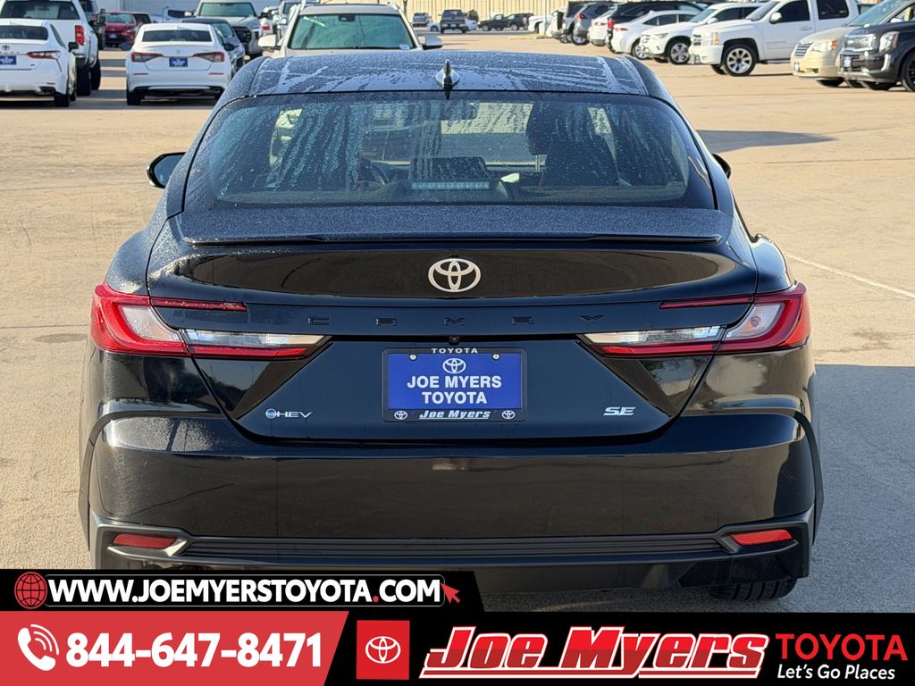 Used 2025 Midnight Black Metallic Toyota SE image 8