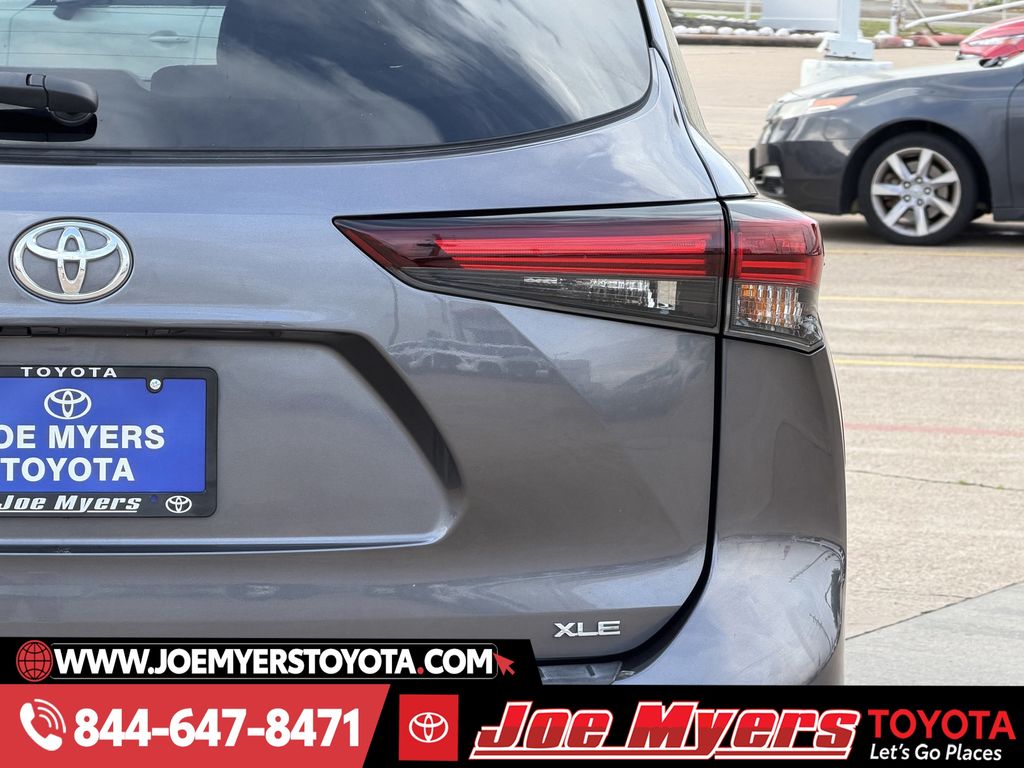 Used 2024 Magnetic Gray Metallic Toyota XLE image 9