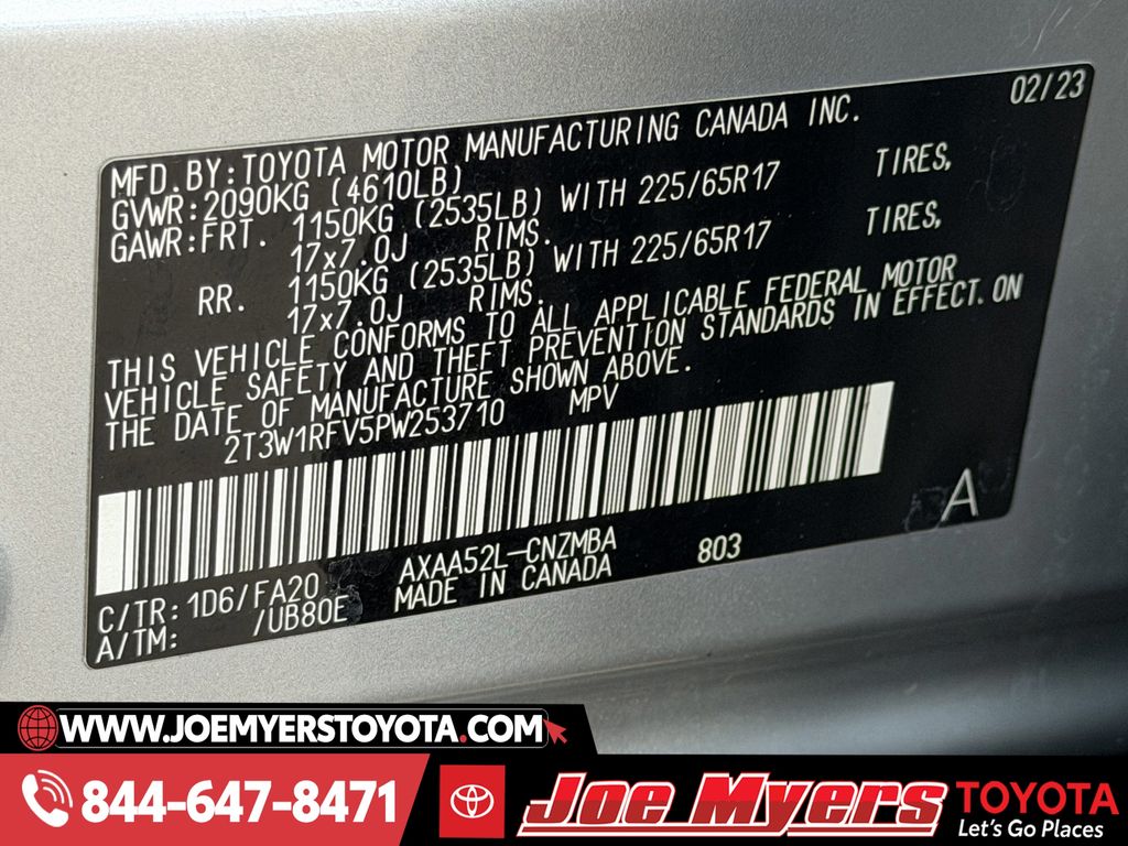 Used 2023 Silver Sky Metallic Toyota XLE image 32