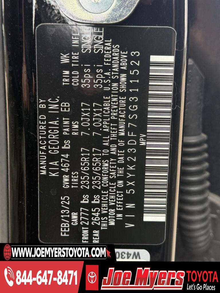 Used 2025 Ebony Black Kia LX image 30