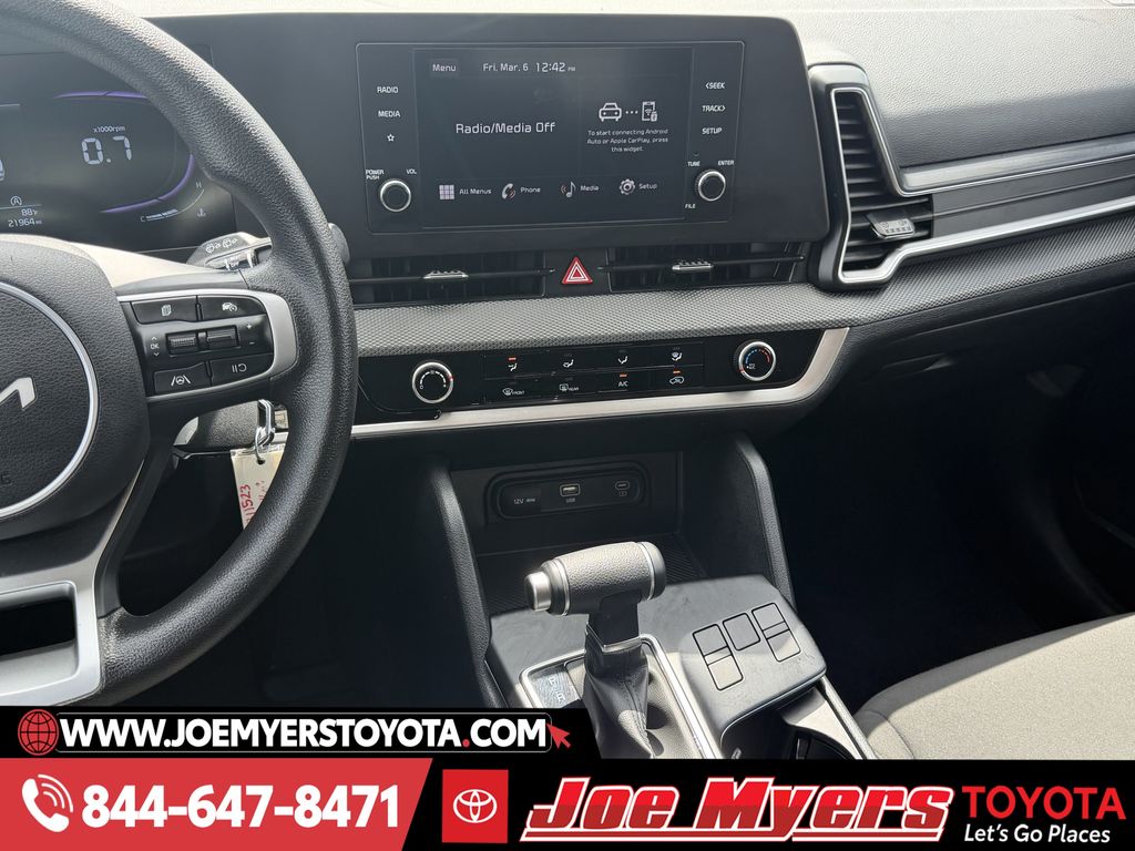 Used 2025 Ebony Black Kia LX image 16