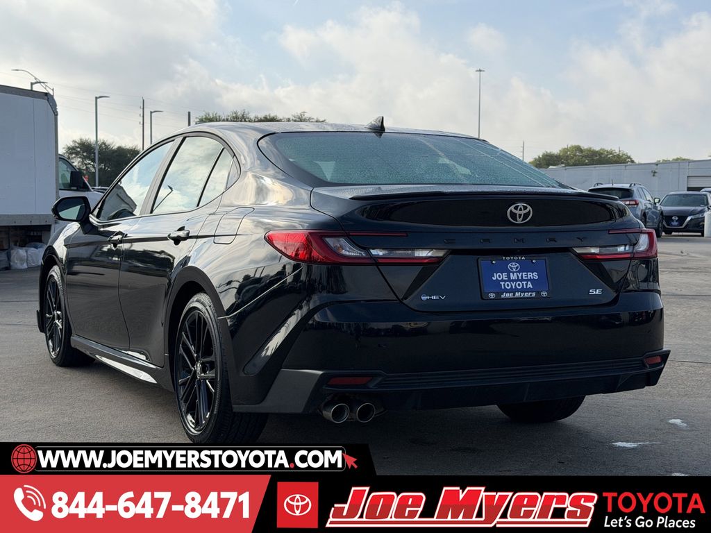 Used 2025 Midnight Black Metallic Toyota SE image 7