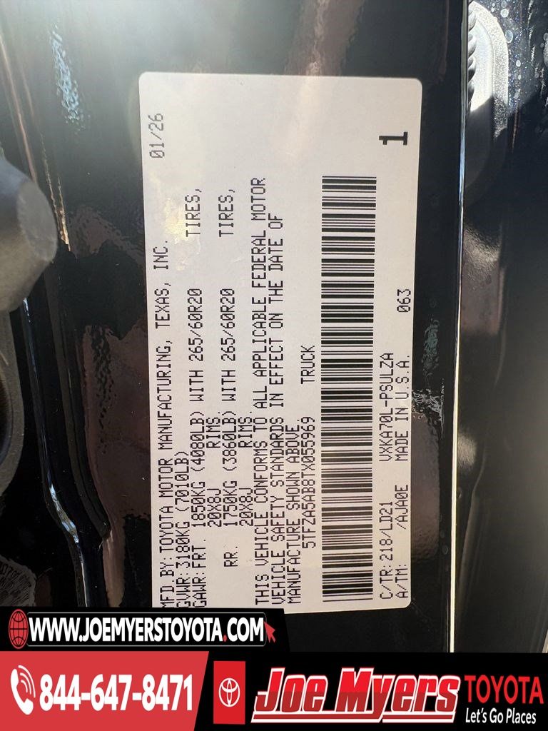 New 2026 Midnight Black Toyota Limited image 22