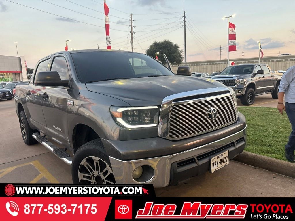 Magnetic Gray Metallic 2012 Toyota Tundra Pickup Truck Four-Wheel Drive 6-Speed Automatic Overdrive
