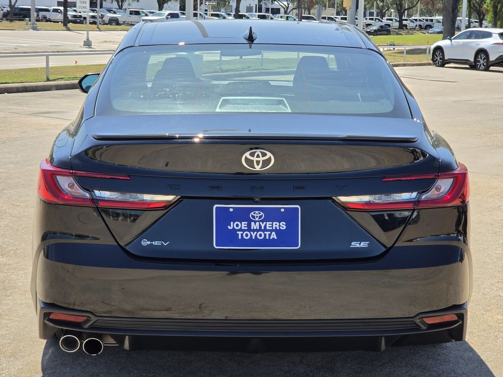 Used 2025 Midnight Black Metallic Toyota SE image 8
