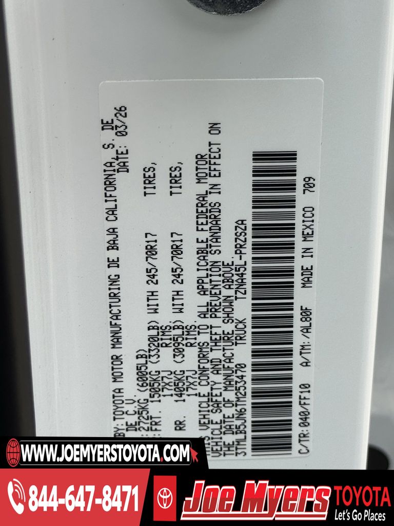 New 2026 Ice Cap Toyota SR5 image 21