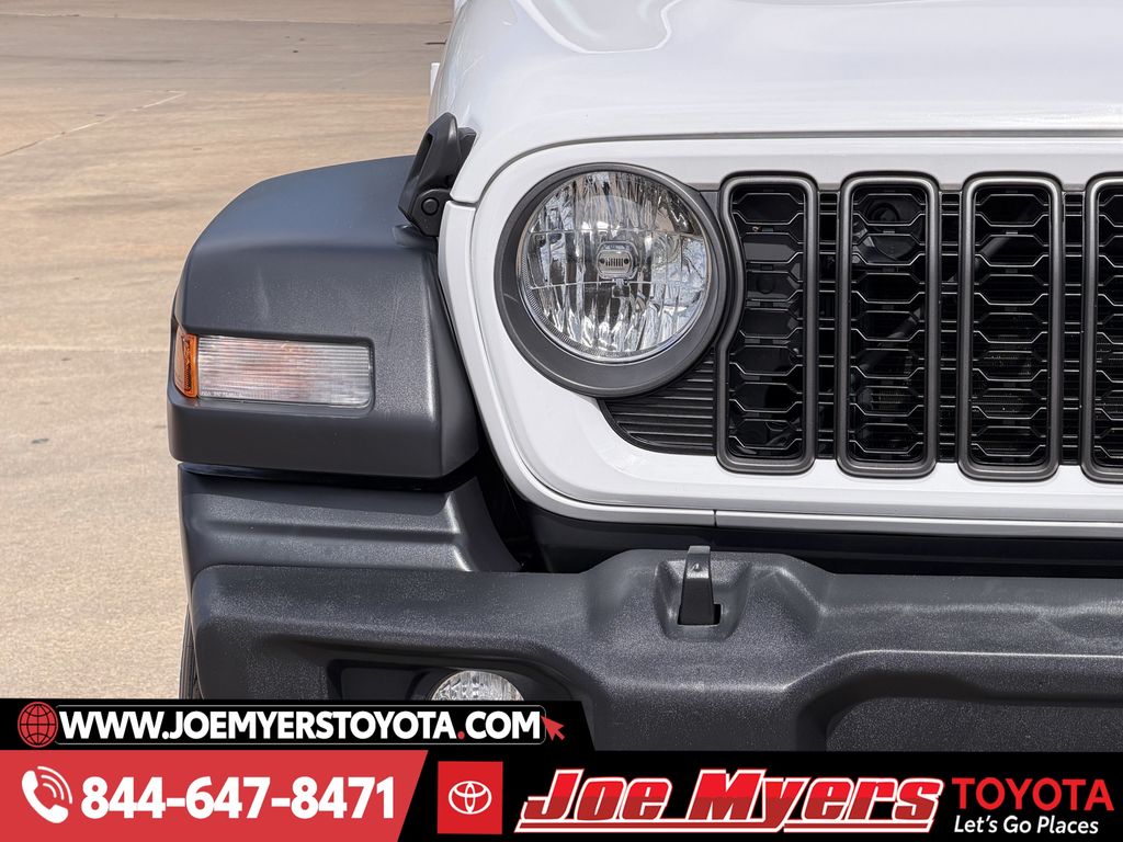 Used 2024 Bright White Clearcoat Jeep Sport S image 5