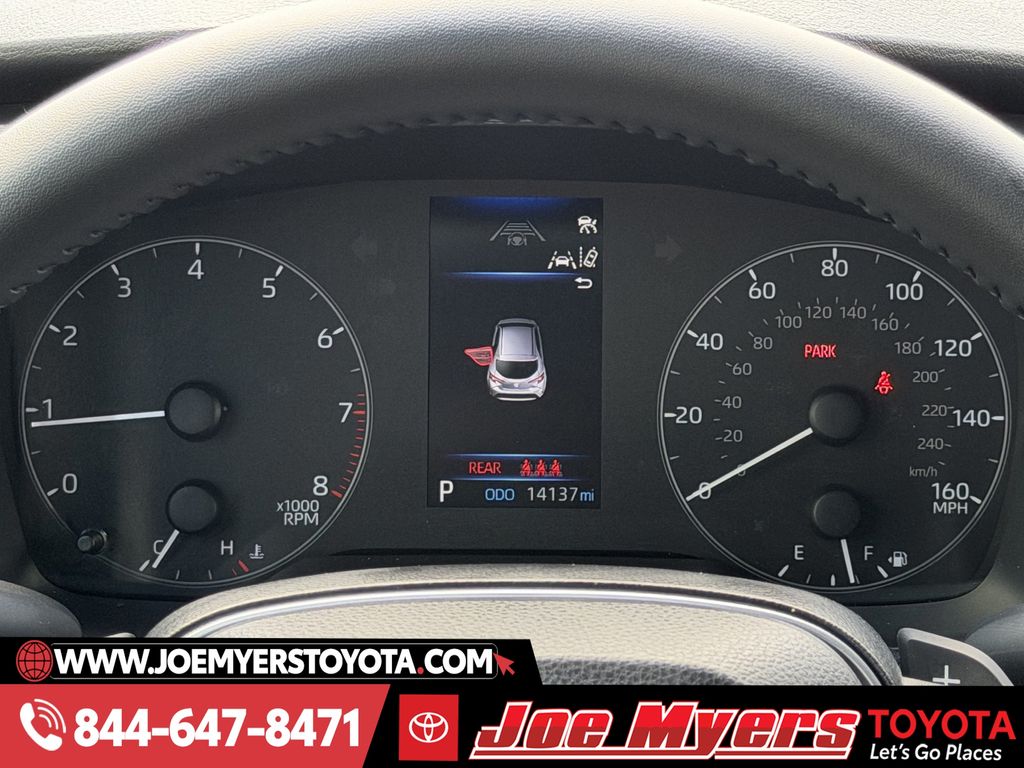 Used 2025 Classic Silver Metallic Midnight Black Metallic Toyota SE image 16