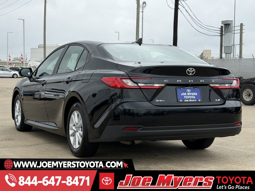 Used 2025 Midnight Black Metallic Toyota LE image 7