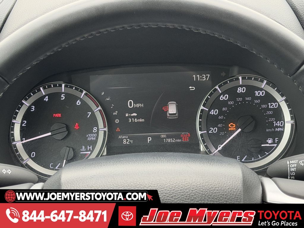 Used 2025 Midnight Black Metallic Toyota LE image 16