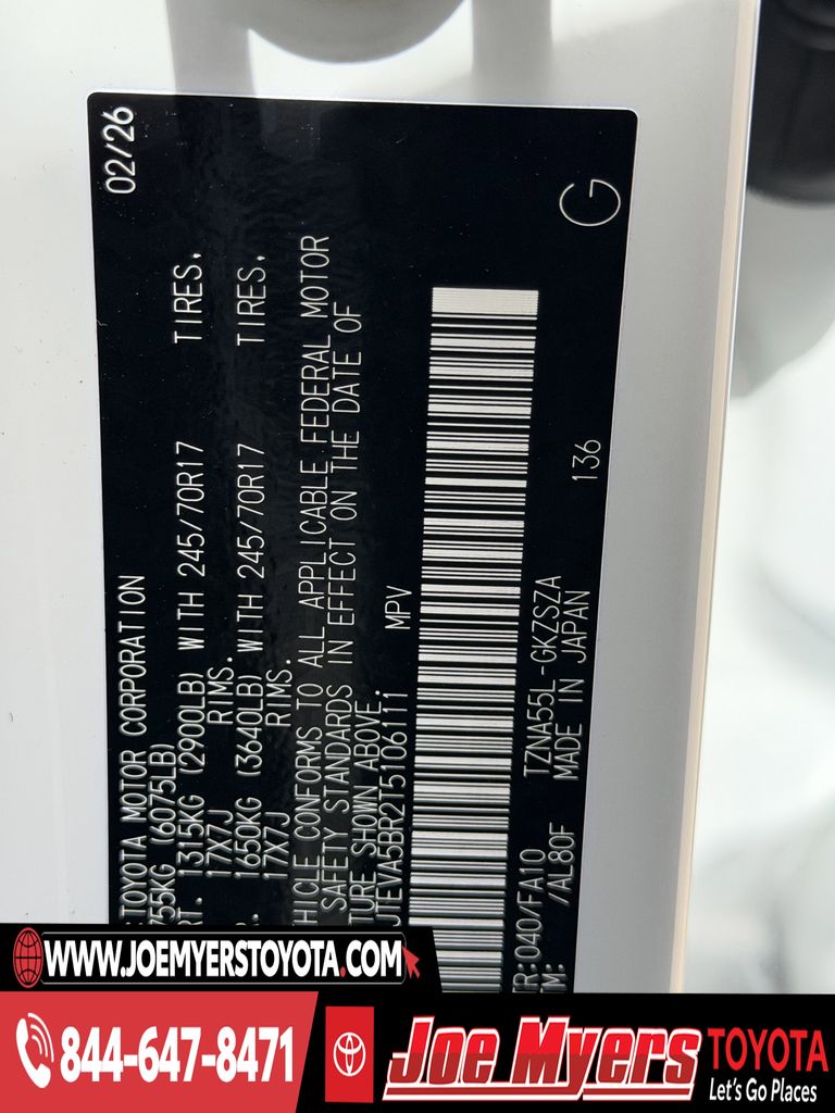 New 2026 Ice Cap Toyota SR5 image 21