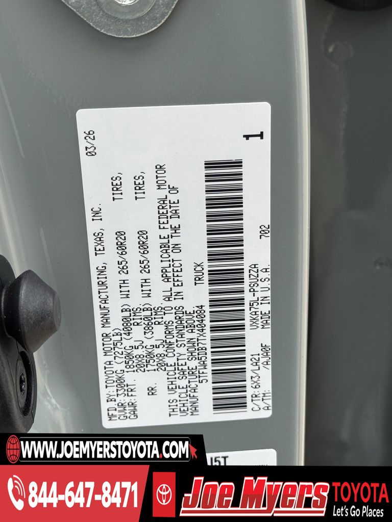 New 2026 Lunar Rock Toyota Platinum image 22