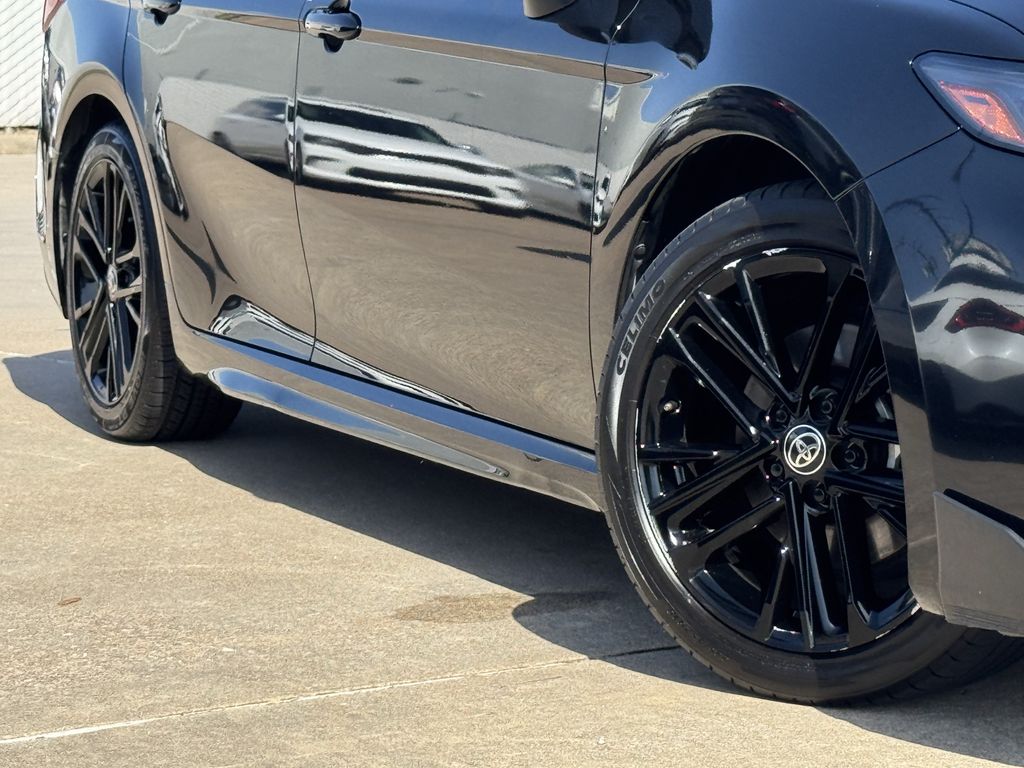 Used 2025 Midnight Black Metallic Toyota SE image 3