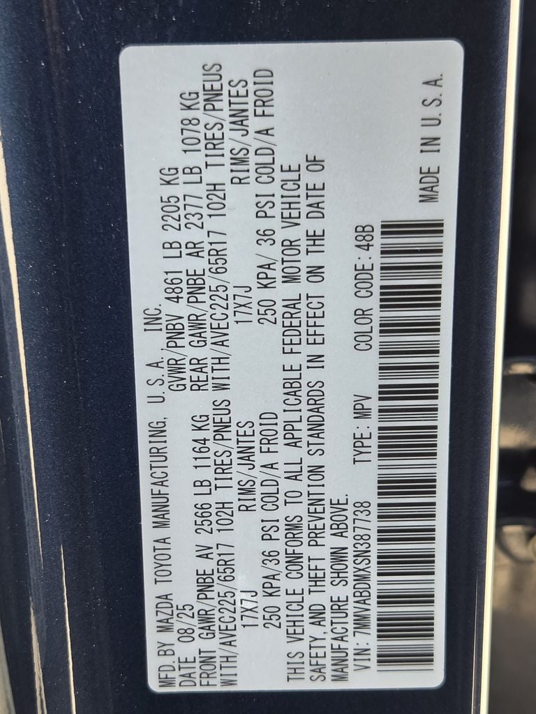 Used 2025 Ingot Blue Metallic Mazda 2.5 S Premium Package image 32
