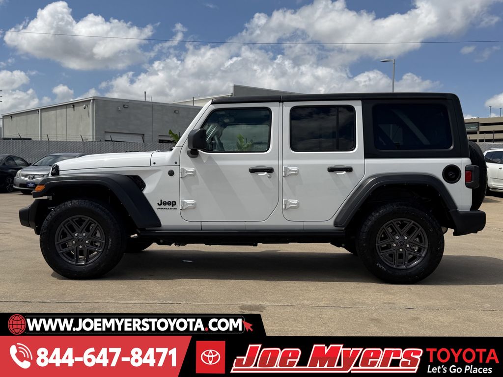 Used 2024 Bright White Clearcoat Jeep Sport S image 6