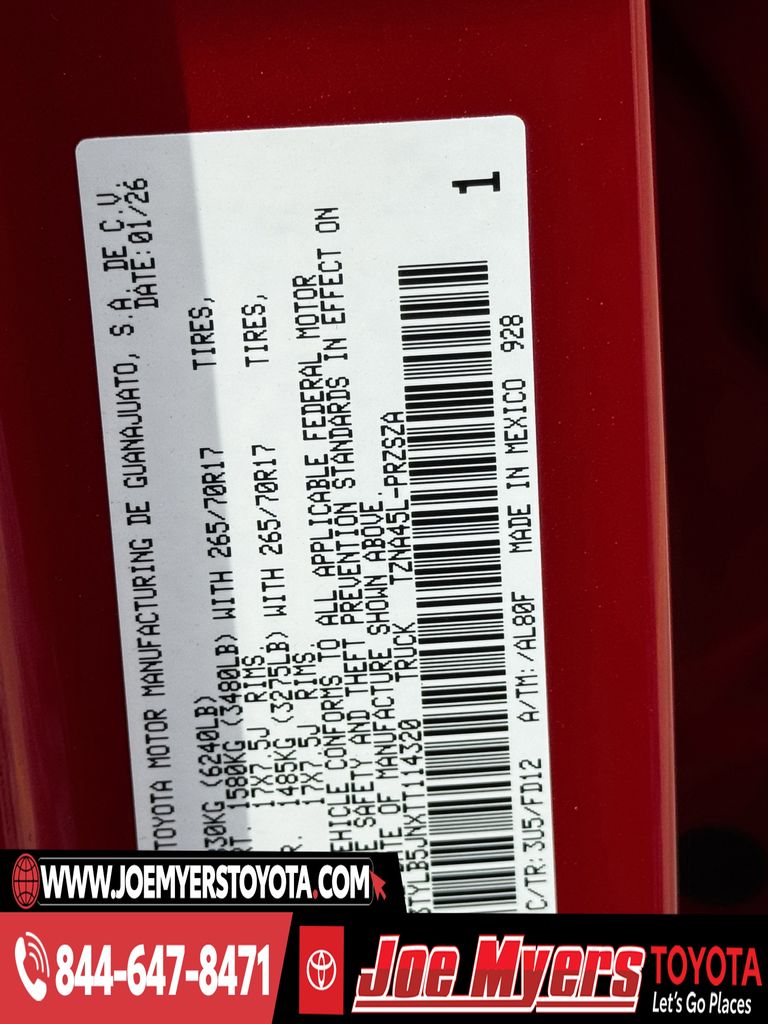 New 2026 Supersonic Red Toyota TRD Off Road image 21