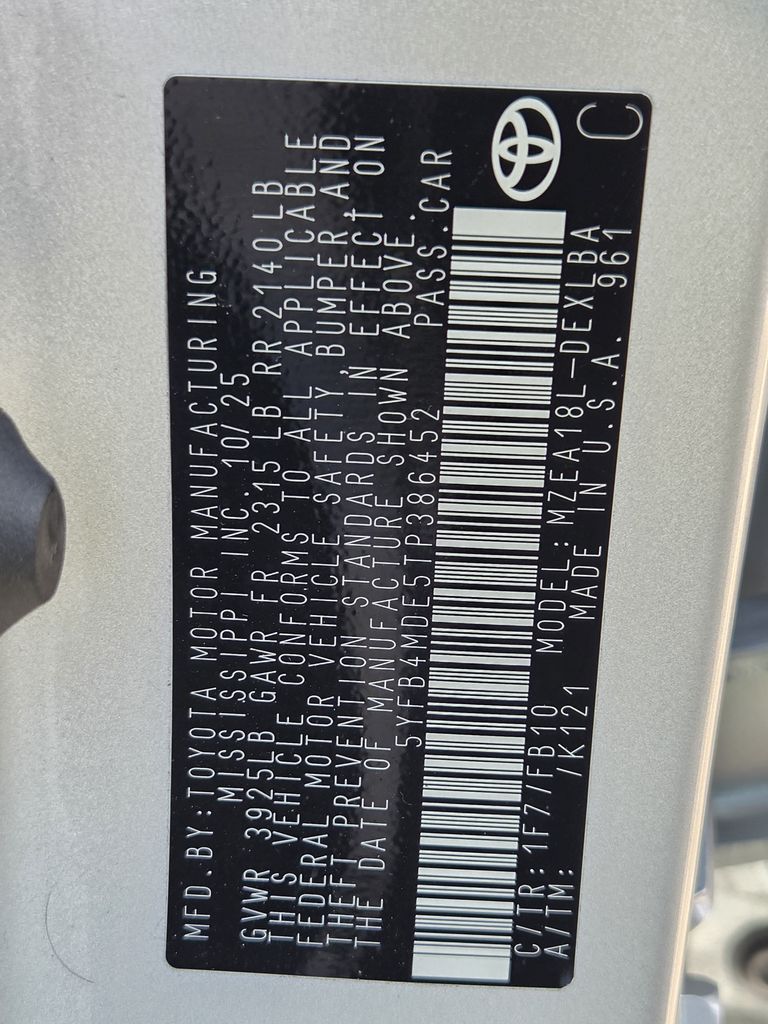Used 2026 Classic Silver Metallic Toyota LE image 30