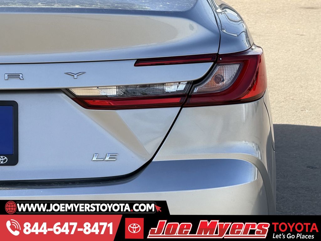 Used 2025 Celestial Silver Metallic Toyota LE image 9