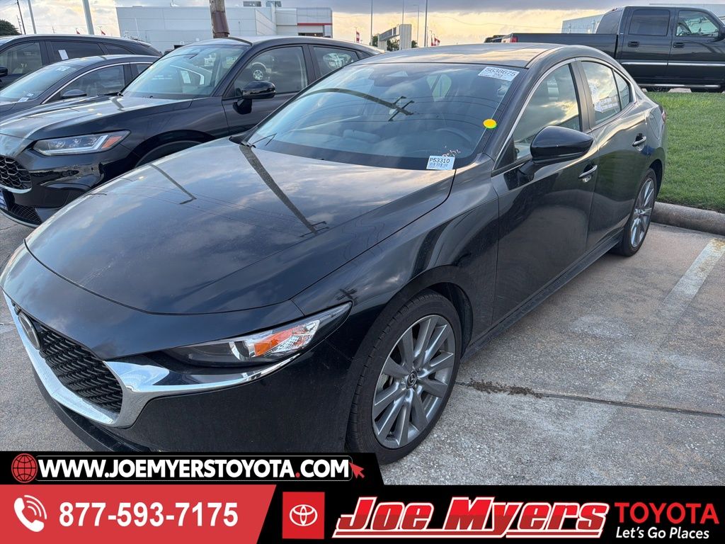 Jet Black Mica 2025 Mazda MAZDA3 2.5 S Preferred Sedan FWD Sedan Front-Wheel Drive 6-Speed Automatic