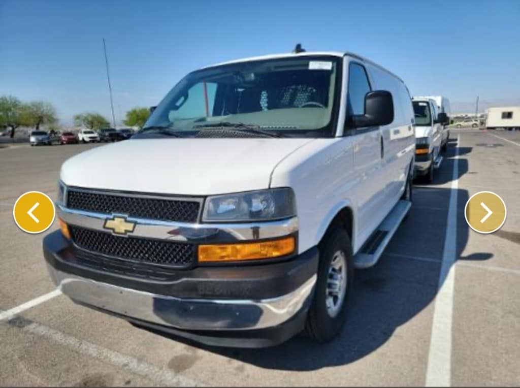 Used 2023 Chevrolet Express Cargo Work Van with VIN 1GCWGAFP2P1127157 for sale in Houston, TX