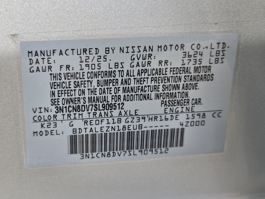 Used 2025 Brilliant Silver Metallic Nissan 1.6 S image 29