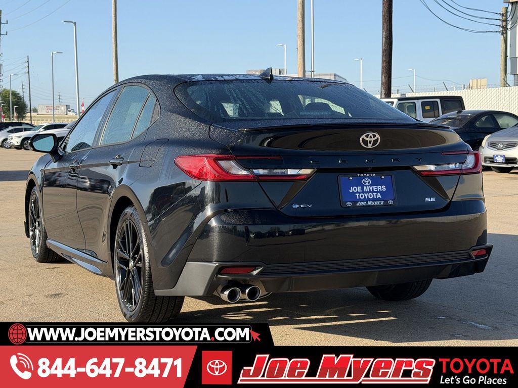 Used 2025 Midnight Black Metallic Toyota SE image 7