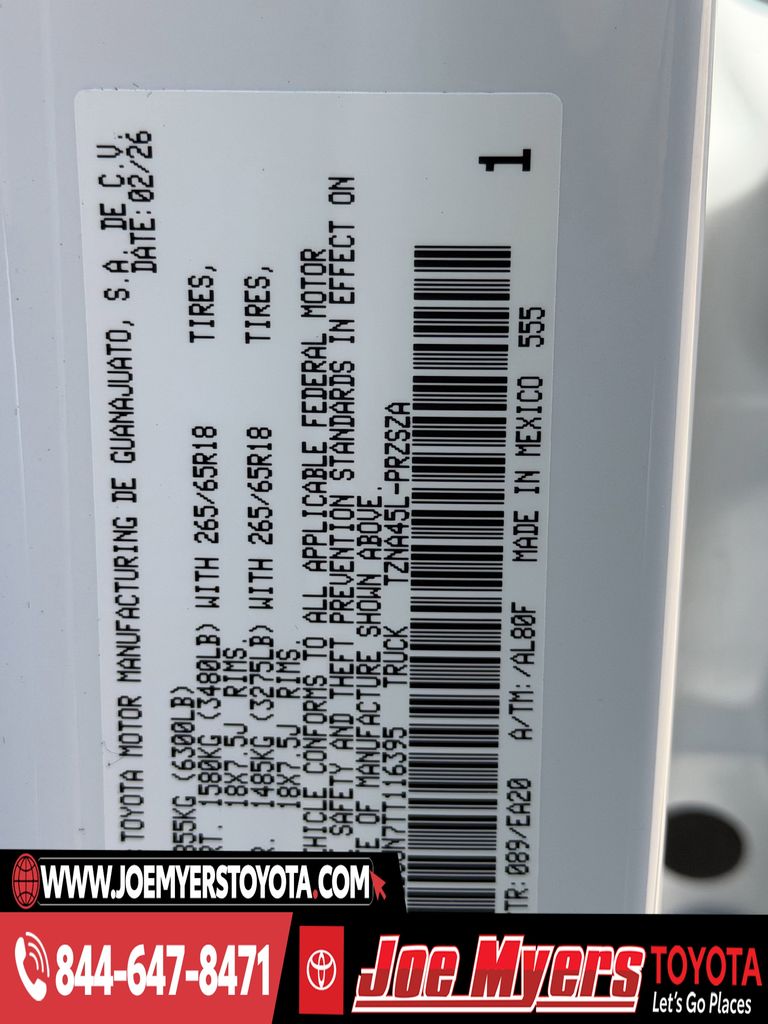 New 2026 Wind Chill Pear Toyota TRD Sport image 22