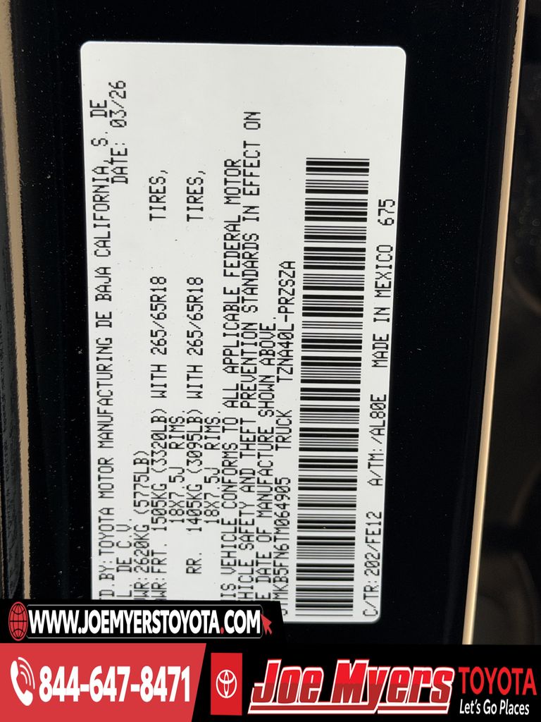 New 2026 Black Toyota TRD Sport image 21