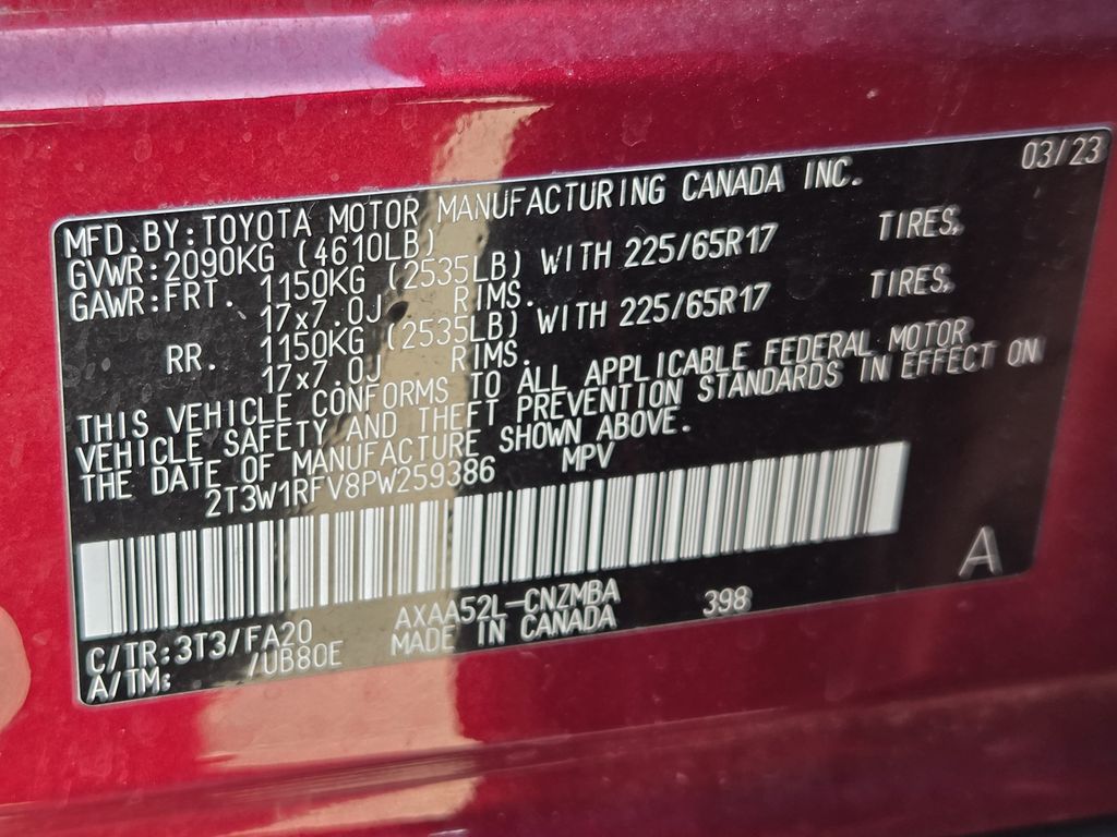 Used 2023 Pearl Toyota XLE image 32