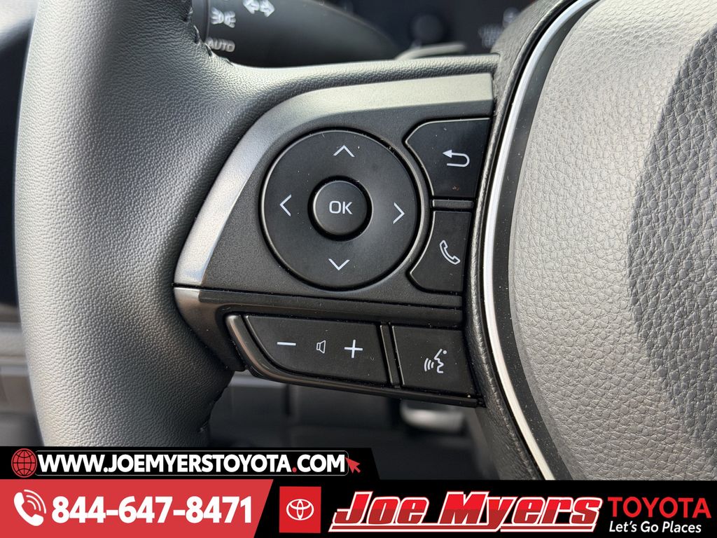 Used 2025 Classic Silver Metallic Midnight Black Metallic Toyota SE image 24