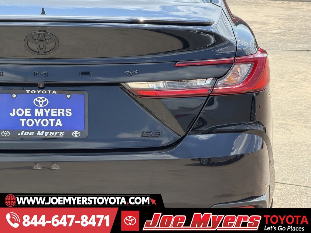 Used 2025 Midnight Black Metallic Toyota SE image 9