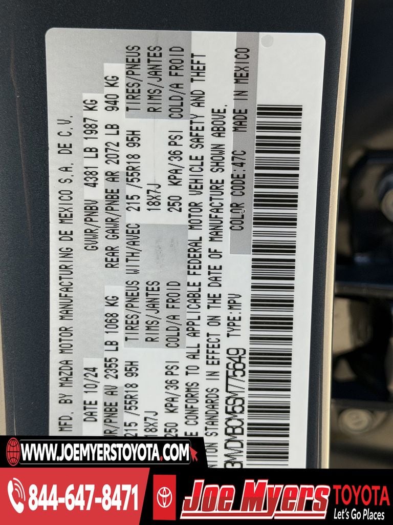 Used 2025 Polymetal Gray Metallic Mazda 2.5 S Carbon Edition image 33