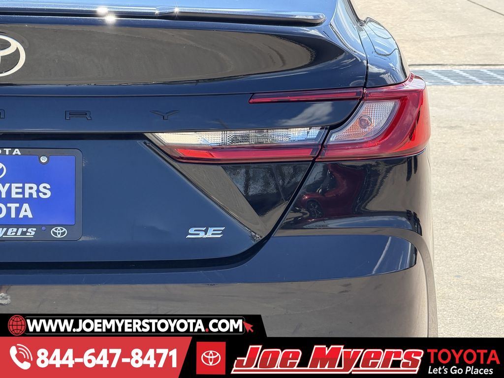 Used 2025 Midnight Black Metallic Toyota SE image 9