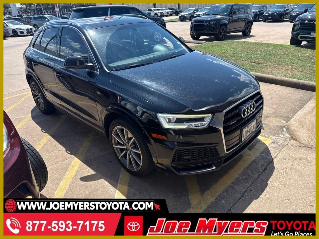 Brilliant Black 2018 Audi Q3 SUV / Crossover All-Wheel Drive 6-Speed Automatic