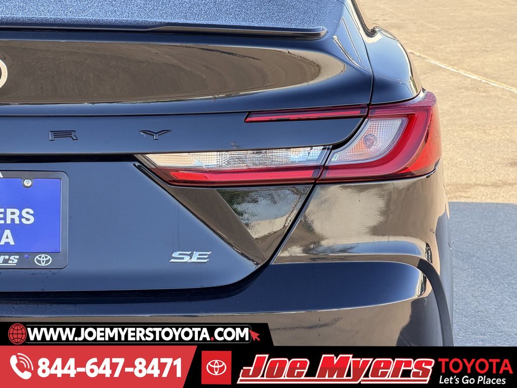 Used 2025 Midnight Black Metallic Toyota SE image 9