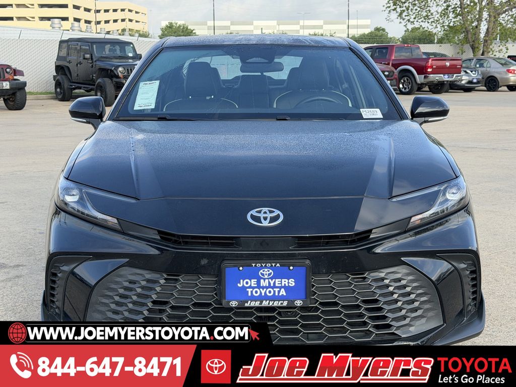 Used 2025 Midnight Black Metallic Toyota SE image 3