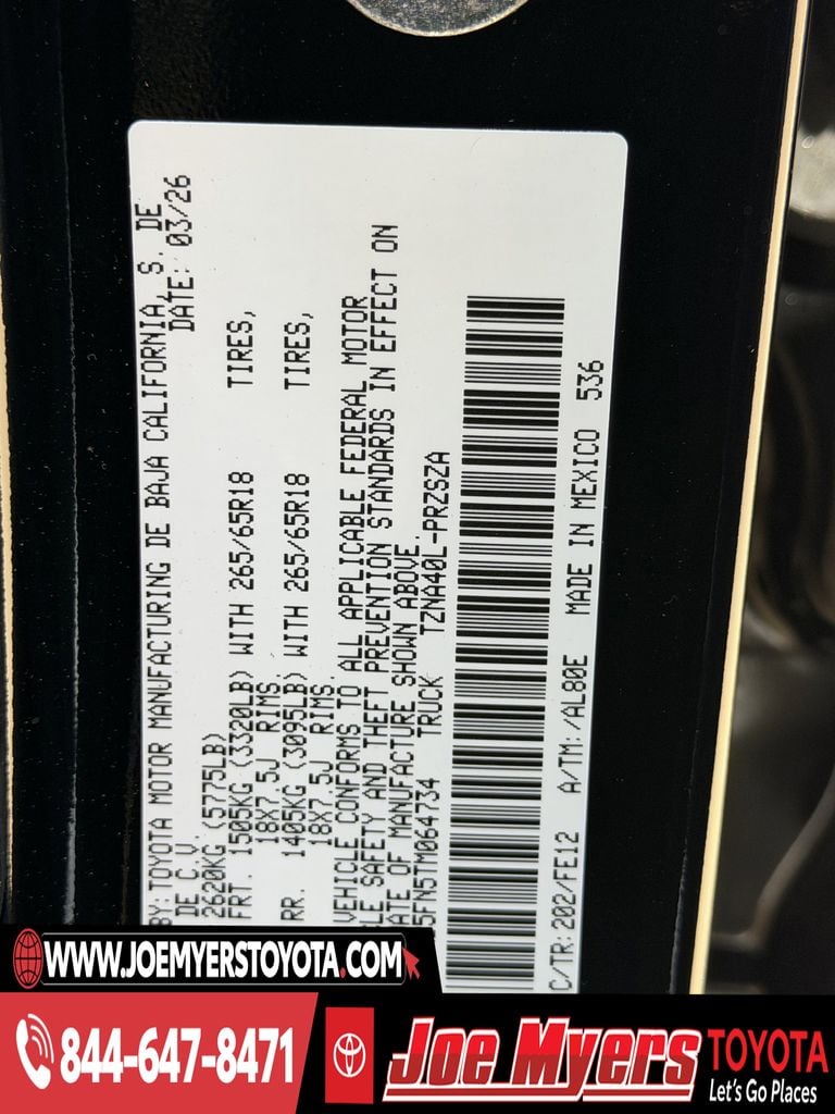 New 2026 Black Toyota TRD Sport image 21