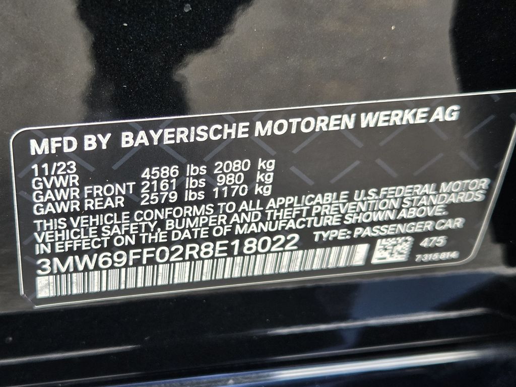Used 2024 Black Sapphire Metallic BMW 330i image 32