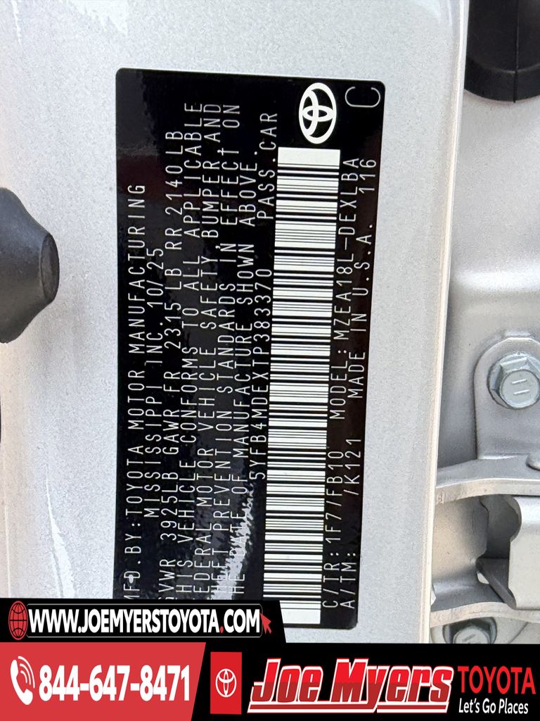 Certified Used 2026 Classic Silver Metallic Toyota LE image 30