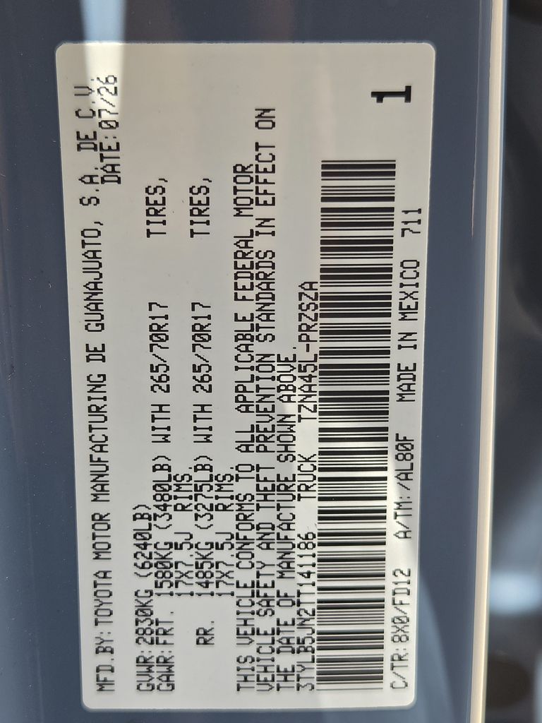 New 2026 Heritage Blue Toyota TRD Off Road image 22