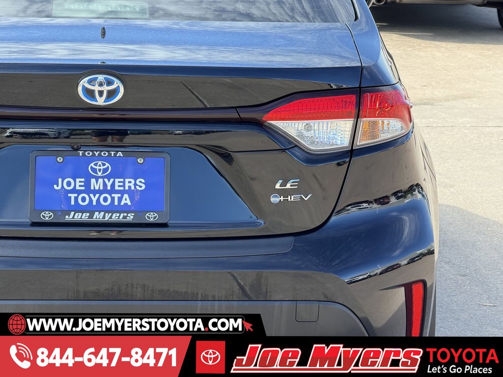 Certified Used 2025 Midnight Black Metallic Toyota LE image 9