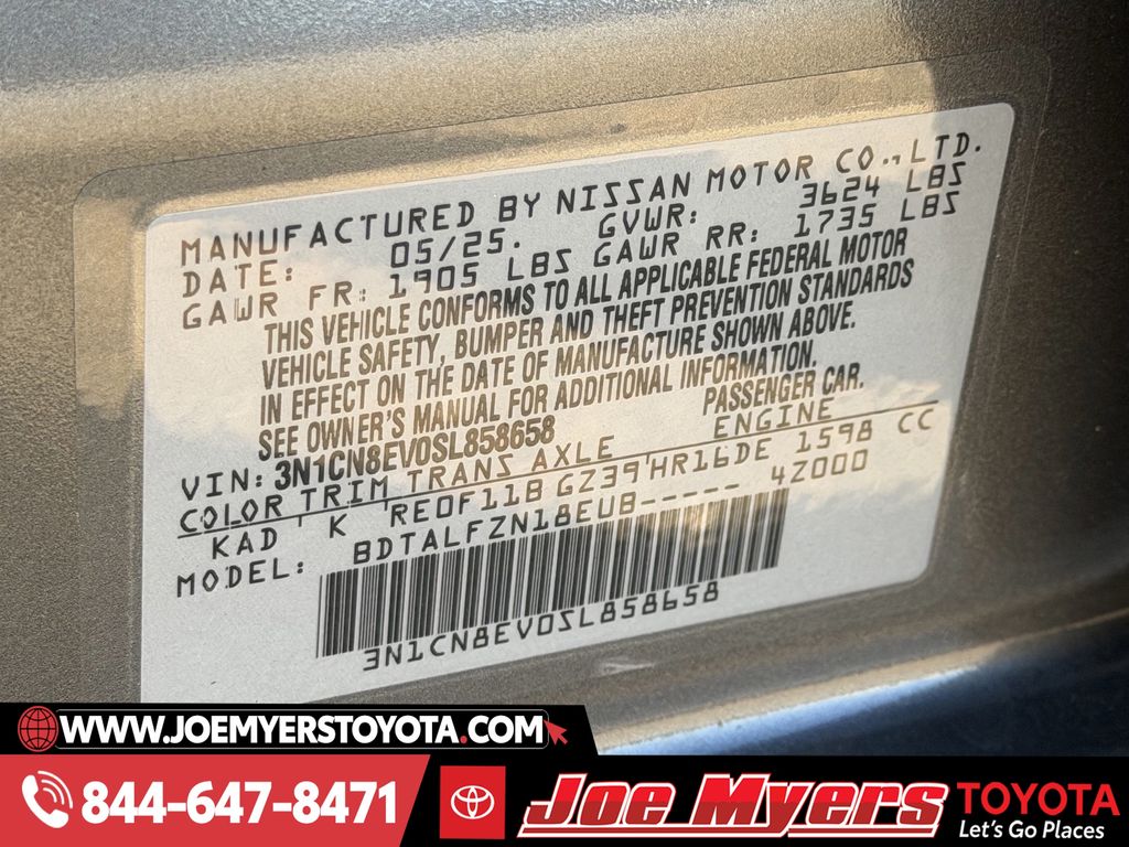Used 2025 Gun Metallic Nissan 1.6 SV image 29