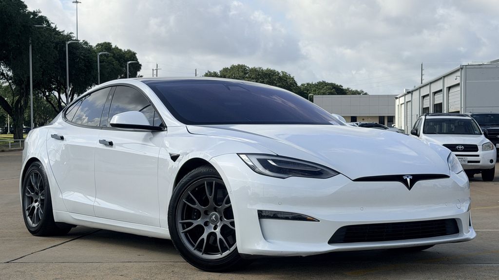 Used 2021 Tesla Model S Long Range Plus with VIN 5YJSA1E53MF440656 for sale in Houston, TX