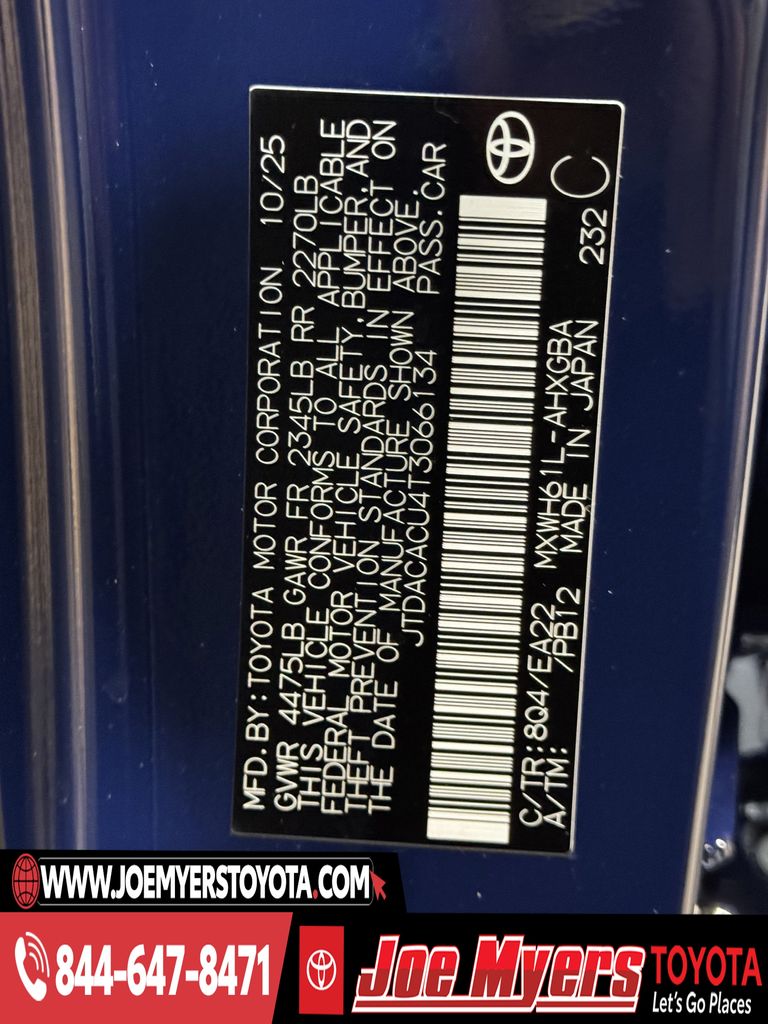 New 2026 Reservoir Blue Toyota XSE image 35