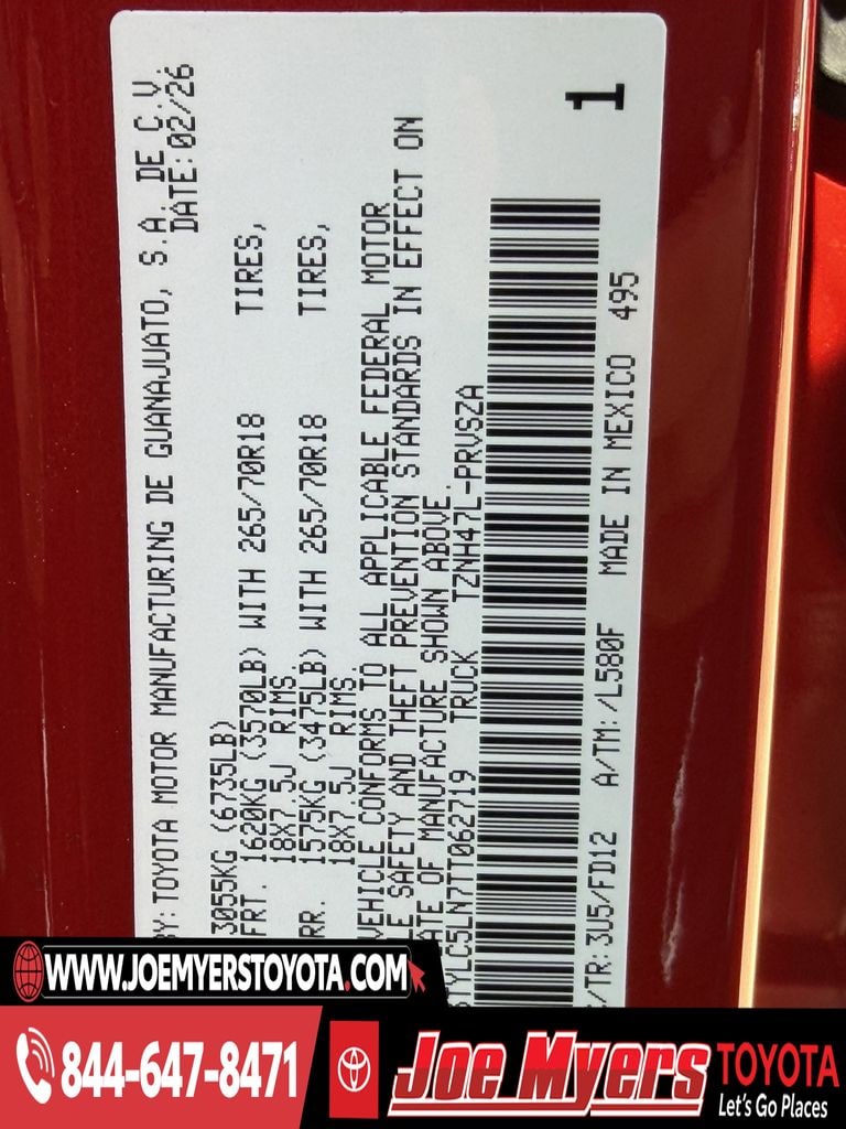 New 2026 Supersonic Red Toyota TRD Off Road image 21