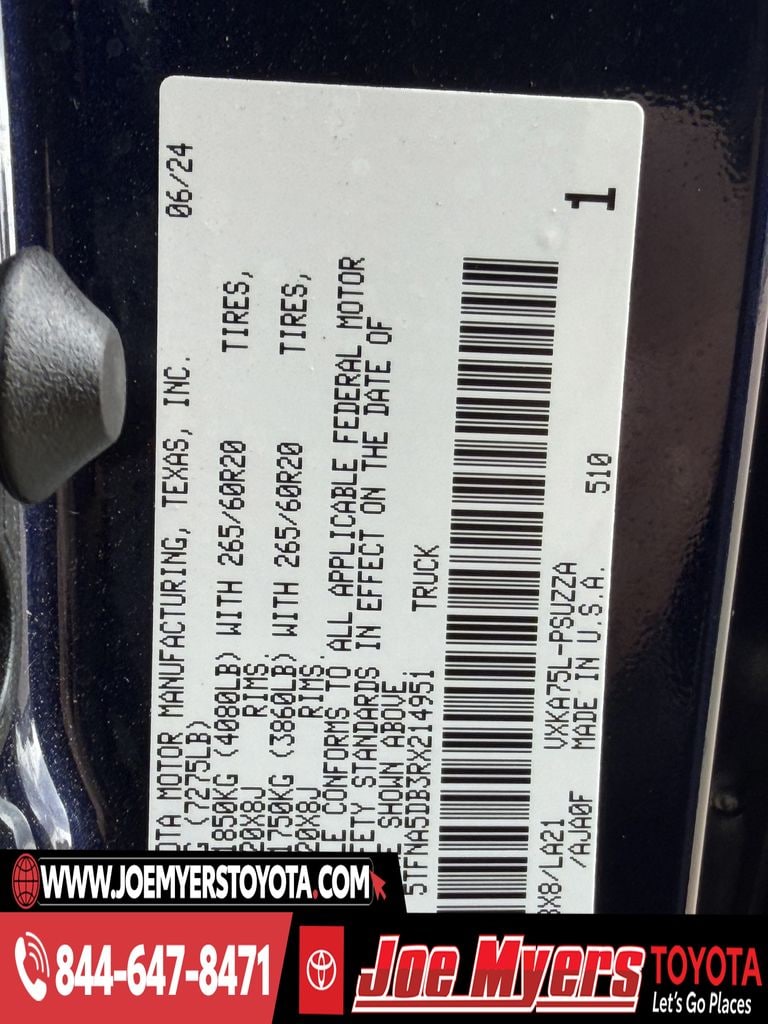 Used 2024 Blueprint Toyota Platinum image 33