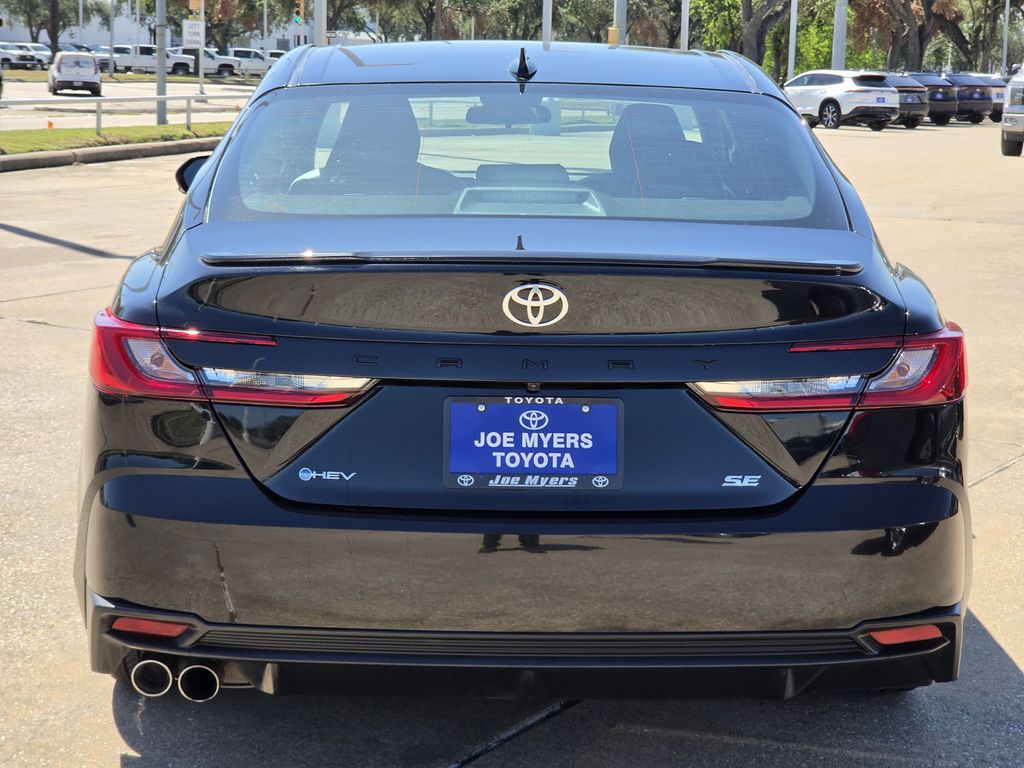 Used 2025 Midnight Black Metallic Toyota SE image 8